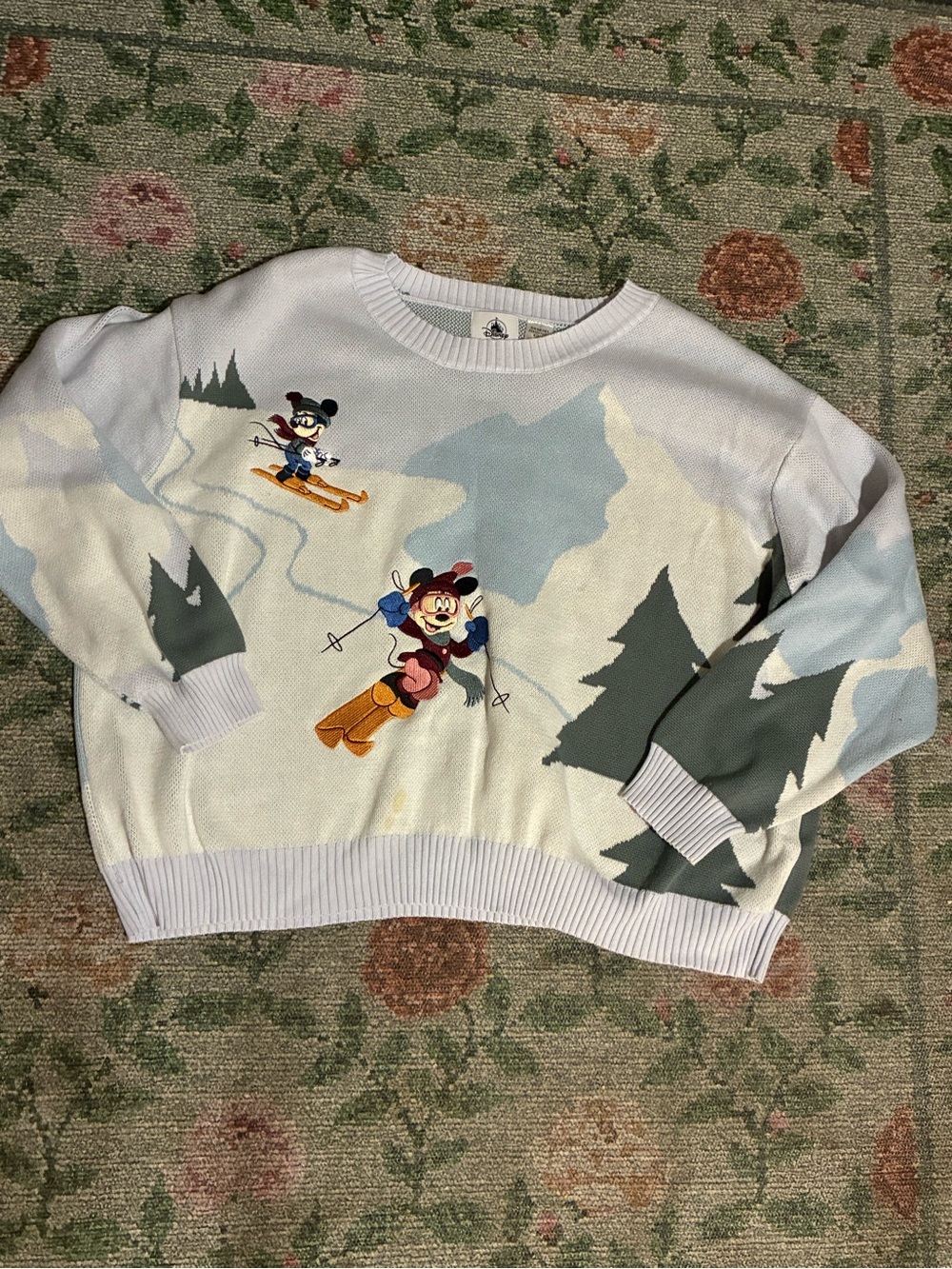 Disney Light Blue Mickey Ski Sweater 💙❄️ - Picture 3 of 5
